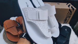 Sandal Pria Kulit Selop Anti Slip Anti Licin Empuk size 39sampai43 GUTKICK Gore1