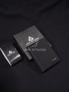 JFR Dompet Pria Bahan Kanvas JP08: Dompet Kanvas Praktis untuk Sehari-hari