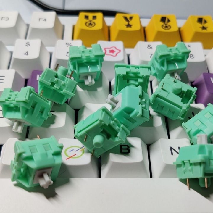 KTT Cabbage Tofu Mahjong Sound 52g Keyboard Switch Extended Spring