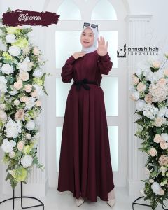 LARAS DRESS BORDIR EXLUSIVE/ GAMIS ELEGAN OOTD KEKINIAN BISA COD.PAYMENT