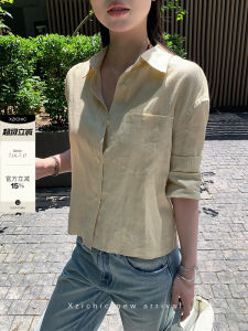 Relaxed Style Women Shirt 100% Linen