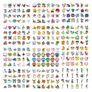 Cartoon Pokemon Combination Small Picture Heat Transfer Iron on Decal DIY Printing Heat Transfer Pattern Fabric Adhesive Sticker