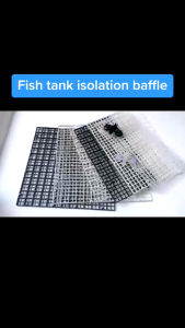 5pcs Fish Tank Isolation Plate Upper Cover Net Bottom Filter Grid Bracket Filter Plate
