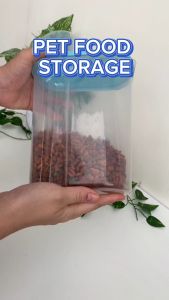 Pet Food Storage - Tempat Penyimpanan Makanan Kucing Anjing - Pet Food Storage Jar - Toples Makanan Kucing Anjing