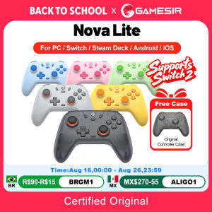 GameSir | Gamesir Nova Lite PC Gamepads for Nintendo Switch 2 Switch OLED Lite Controller Bluetooth Hall Effect Joysticks Windows 10 11