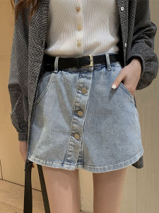 dutang|กระโปรงกางเกงขาสั้นยีนส์ไซส์ใหญ่