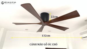 [GIẢM GIÁ SỐC] Quạt Trần Phong Cách Indochine Lê Gia LGFAN738G | Quạt Trần Đẹp