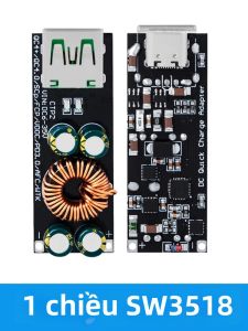 Bộ Chuyển Đổi Sạc Nhanh USB Type-C 1/2/4 Chiều QC4.0 & QC3.0 Mô-đun Buck-Boost Giảm Áp SW3518 Dành Cho Điện Thoại Di Động Huawei