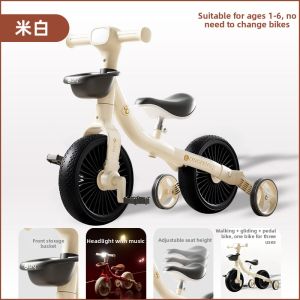 JIHU | Multifunctional 1-6 Year Old Child Balance Bike with Footrest