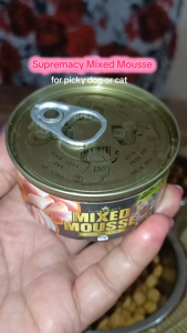 Supremacy Mixed Mousse Chicken with Cod 85g Premium Wet Food Topper for Cats & Dogs Low Sodium 0.3% Daily Nutrition Formula Made Supports Hydration Appetite Digestive Comfort Omega Rich Skin & Coat Health Irresistible Taste All Breeds