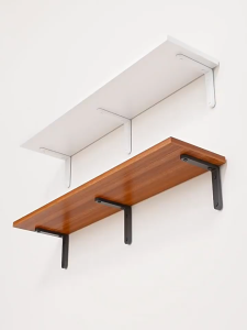 Solid Wood Wall Shelves Storage Foldable Triangle Shelf Weigh 40KG Rack Wall Floating Shelve