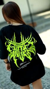 TRIAD T-SHIRT KAOS OVERSIZE & REGULER | DUNGONE BLACK | COTTON COMBED | GRAPHIC STREETWEAR APPAREL | A4880