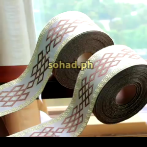 Geometry Ethnic Embroidery Ribbon 25M Fabric Jacquard Ribbon Ethnic Headwear Lace for Embellishment