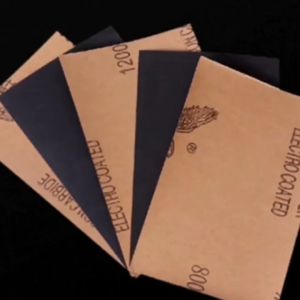 Sandpaper 10 PCS Waterproof Silicone Carbide Electro Coated Sandpaper Sheets #60/2000