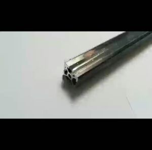 European Standard Aluminum Profile 2020 V-Slot Aluminum Profile 50cm Black/Silver