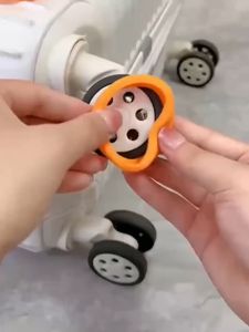 8Pcs Thicken Texture Silicone Wheels Protector For Luggage Reduce Noise Travel Luggage Wheels Cover Luggage Accessories