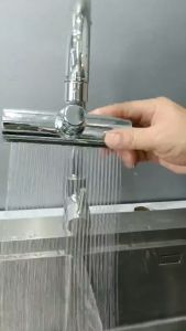 Đàu vòi nước đa chức năng vòi thác nước chống rung 3 chế độ nước. Đầu vòi ren 22 phổ thông