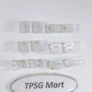 Đầu RJ11 4 line 6P4C (Chuẩn Rj11 6P4C Rj11 4 Line 4 tim 4 Pin)