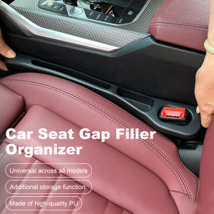 2pcs Car Seat Gap Plug Strip Side Seam Car Gap Filler Leak Proof Seat Gap Storage Organizer Decoration Accessories Universal