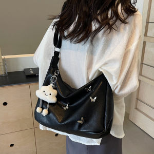 Fashionable Large Capacity Womens Tote Bag 2025 New Style Dumpling Bag Versatile Quality Commute Single Shoulder Bucket Bag