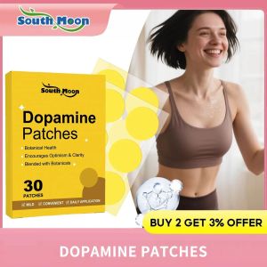 Dopamine Patches Supplement Mood Boost Positivity Immune Support Promote Metabolism Fatigue Stress Relieve Enhance Energy Patch