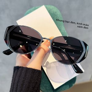 RUIYABO | Kính Mát Chống Tia UV Phong Cách Mắt Mèo Cổ Điển Dành Cho Khuôn Mặt Vuông/Vòng