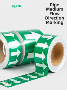 YOUJIANG | Waterproof UV-resistant Reflective Pipe Flow Direction Marking Stickers