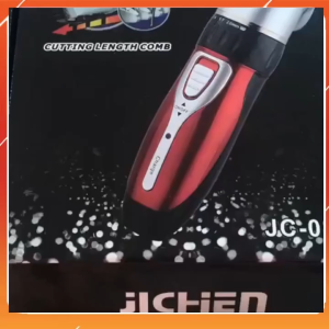 Tông đơ cắt tóc loại tốt không dây JICHEN 0817 - Tặng kèm bộ kéo cắt tỉa tóc và 2 ráy tai có đèn soi