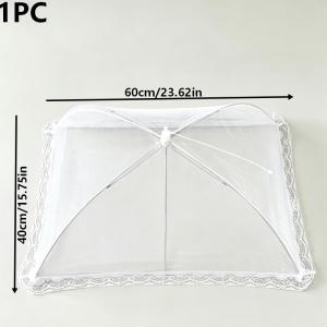 1PC Food Cover Mesh Folding Washable Flies Tables Cover Insect Proof Protective Dish Covers Home Kitchen Storage Accessaries