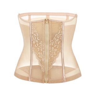 Zippered Body Shaping Waist Trainer Postpartum Abdomen Belt Womens Slimming Beauty Forming Waistband Feminine Underwear