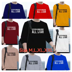 Diskon Spesial Sweater Keren Crewneck Elegan Kaos Pria Trendy Sweatshirt Kasual Sweter Baju Convrese