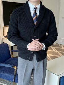 Áo Len Cardigan Dệt Kim Cổ Chữ V Dáng Ôm Thời Trang Thường Ngày Mùa Thu Đông Phong Cách Anh Quốc Cổ Điển Phong Cách Hàn Quốc