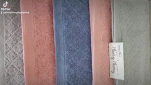 Khăn tắm Cotton cao cấp 34x68  mềm mại dày dặn không xù lông màu sắc nhã nhặn sang trọng không phai màu