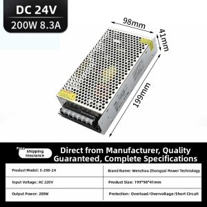 ZHONGZAI | Surveillance Stable Voltage Transformer 220V to 12V