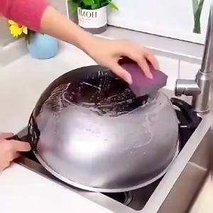 Kitchen Magic Cleaning Sponge Nano Carborundum Sponge Nano Sponge Magic Erasers Household Removing Rust Cleaning Pots Pans Tool