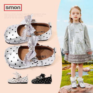 SOUMON | New Spring Polka Dot Mary Jane Shoes For Little Girls