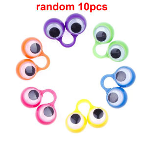 Meade | Funny Finger Childrens Eye Ring Toy Novelty Creative Plastic Finger Ring Eye Swing Party Gift Party Mischief Tool
