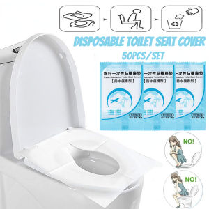 Travel Disposable toilet seat Covers 50Pcs/Pack Disposable Toilet Seat Cover Mat Waterproof Toilet Paper Pad