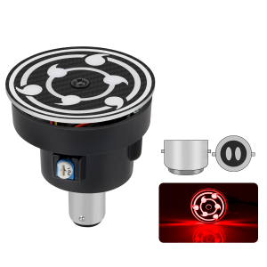 KEVANLY | Đèn Phanh Xe Máy Anime Hokage Wheel Eyes - Đèn Hậu Xoay Cầu Vồng Nhấp Nháy Bóng Đèn Phụ Trợ Để Độ Xe Máy