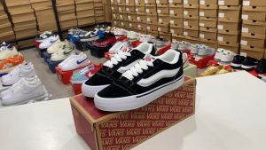 รองเท้า VAN KNU SIZE.36-44 ผ้าลิ้งผ่า ลำลอง แฟชั่น หญิง สตรีท (กล่อง)