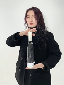 Payung terbalik payung automatik sepenuhnya payung pelindung matahari lelaki mewah yang disesuaikan payung pelindung matahari payung iklan