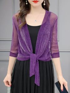 YOLO Áo khoác chống nắng mỏng ren cỡ lớn dành cho nữ