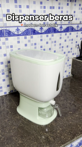 Dispenser Beras Tempat Penyimpanan Beras 10KG  rice box modern wadah berkualitas  Rice Box Storage Food Grade Multifungsi