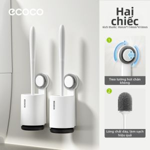 ecoco | Bàn Chải Vệ Sinh Toilet Treo Tường Không Góc Mù