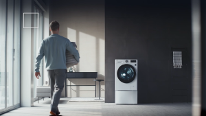 LG 9KG Front Load Washer Dryer with AI Direct Drive and Steam FV1409S4W  | Wifi | 6 Motion | Allergy Care | Quick 30 | Smart Diagnosis | Easy Care | Tub Clean | Cotton+ | Delicate | Silent Wash | Washer Dryer with 1 Year Warranty