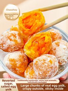 Traditional Handmade Salted Egg Yolk Pastries