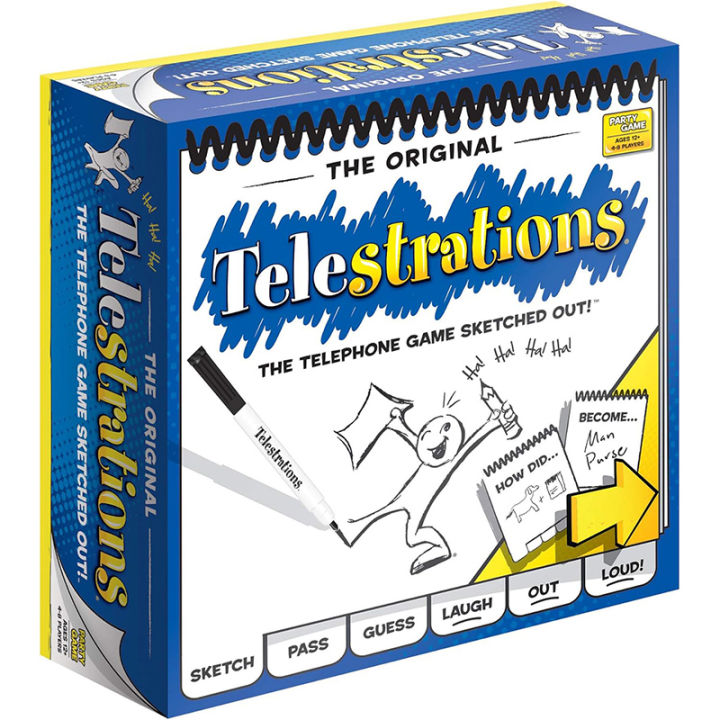 Telestrations Board Game Hilarious Family Fun Game for All Ages