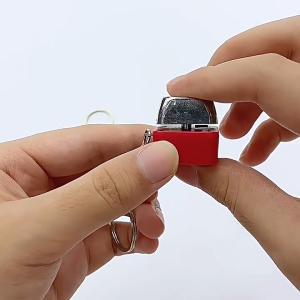 Electric Prank Keychain Anti-Stress Creative Gift Glowing Toy for Boys And Girls Universal Age Group Prank Toy
