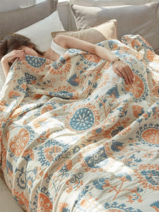 ZPPSN | Chiếc Chăn Mỏng Nhiều Lớp Giữ Mát