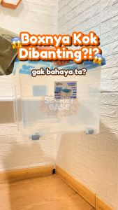 BOX CONTAINER 100 LITER + RODA - Kontainer Box / Container Box